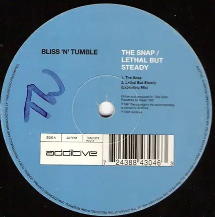 Bliss 'n' Tumble - The Snap / Lethal But Steady
