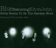 CD Single - Blue Featuring Elton John - Sorry Seems To Be The Hardest Word