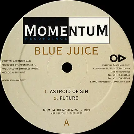 Blue Juice - Asteroid Of Sin