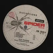 LP - Blue Phantom - Distortions - Original Italian Press, VSM 38543 on Labels