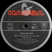 12inch Vinyl Single - Blue System - When Sarah Smiles