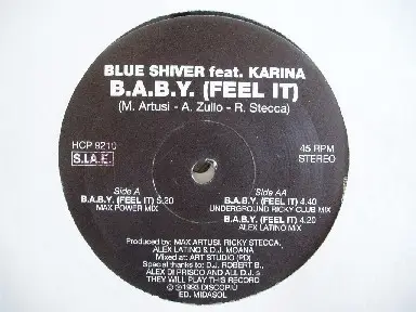 Blue Shiver Feat. Karina - B.A.B.Y. (Feel It)