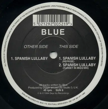 Blue - Spanish Lullaby