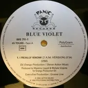 12inch Vinyl Single - Blue Violet - I Really Know