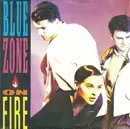 7inch Vinyl Single - Blue Zone - On Fire