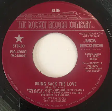 Blue - Bring Back The Love