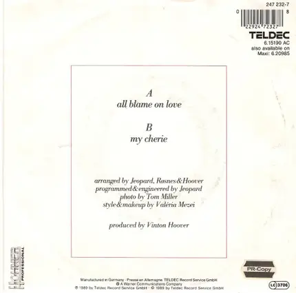 Bluebeat - All Blame On Love