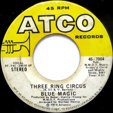 Blue Magic - Three Ring Circus