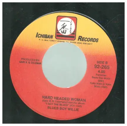 Blues Boy Willie - Be Who - 3 / Hard Headed Woman