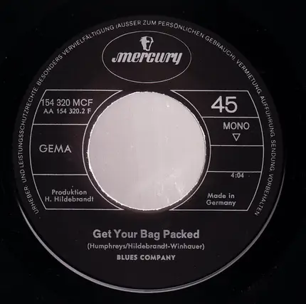 Blues Company - Banana Nana / Get Your Bag Packed