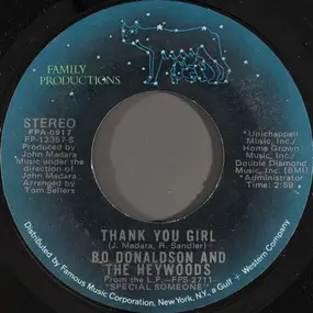 Bo Donaldson and the Heywoods - Thank you girl / You don't own me