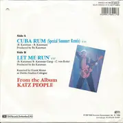 7inch Vinyl Single - Bo Katzman - Cuba Rum (Special Summer Mix)