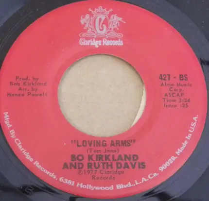 Bo Kirkland And Ruth Davis - That's The Way The Wind Blows / Loving Arms