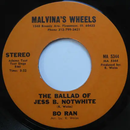 Bo Ran - The Ballad Of Jess B. Notwhite