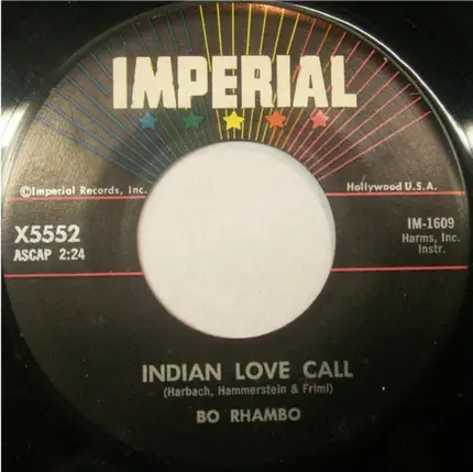 Bo Rhambo - Indian Love Call / Lost In A Day Dream