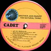 LP - Brother Jack McDuff - The Natural Thing