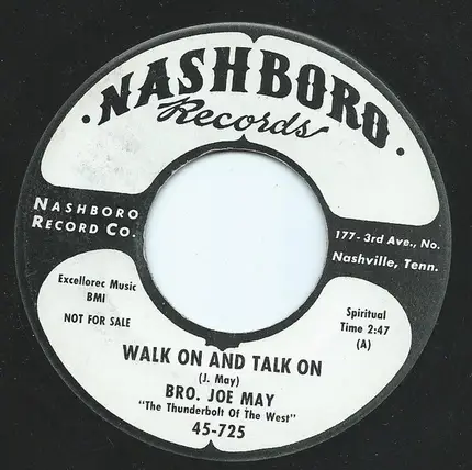 Brother Joe May - Walk On And Talk On