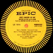 10'' - Brother Lee Roy And His Band - Here's Brother Lee Roy