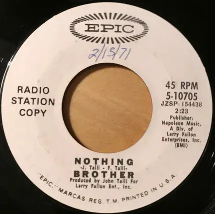 Brother - Nothing / Help Your Brother