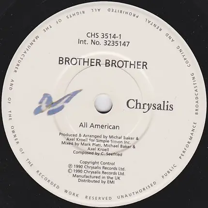 Brother Brother - All American