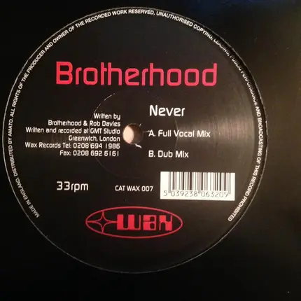 Brotherhood - Never