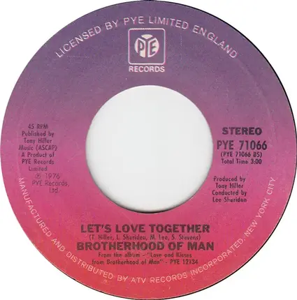 Brotherhood Of Man - Save Your Kisses For Me