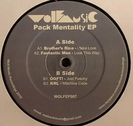 Brother's Rice / Fantastic Man / OOFT! / KRL - Pack Mentality EP