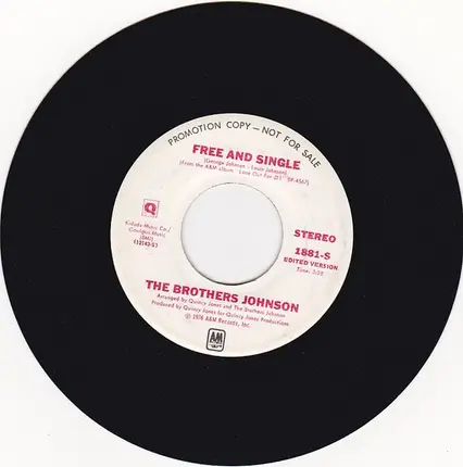 Brothers Johnson - Free And Single
