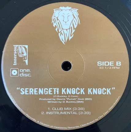 Brown Lion - Happy Now? / Serengeti Knock Knock