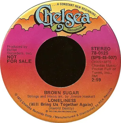 Brown Sugar - Loneliness (Will Bring Us Together Again)