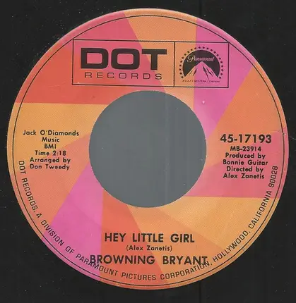 Browning Bryant - Games That Grown Up Children Play / Hey Little Girl