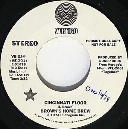 Brown's Home Brew - Cincinnati Floor