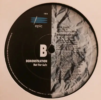 Brownstone - if you love me