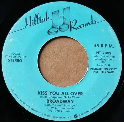 Broadway - Love Bandit / Kiss You All Over