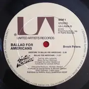 LP - Brock Peters with Odetta - Ballad For Americans