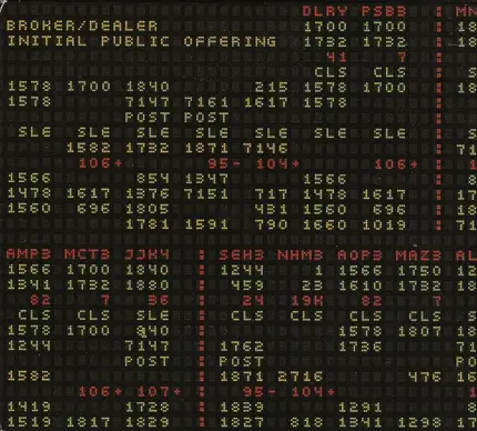 Broker - Initial Public Offering