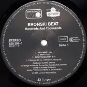 LP - Bronski Beat - Hundreds & Thousands