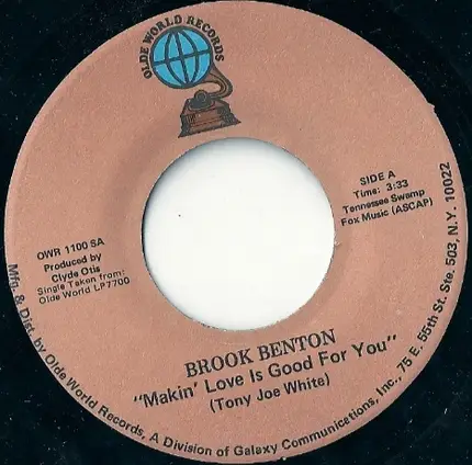 Brook Benton - Makin' Love Is Good For You