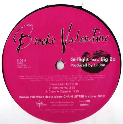 Brooke Valentine Featuring Big Boi - Girlfight