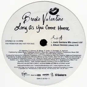 brooke valentine - Long As You Come Home