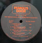 LP - Brooks Kerr - Paul Quinichette Quartet - Prevue