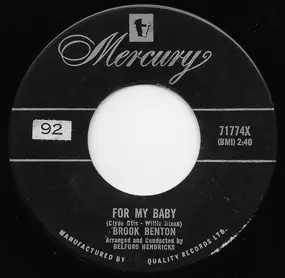 Brook Benton - For My Baby