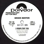 Brook Benton - I Cried For You