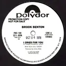 12'' - Brook Benton - I Cried For You - Promo