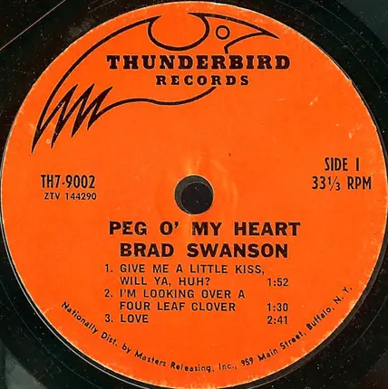 Brad Swanson - Peg O' My Heart