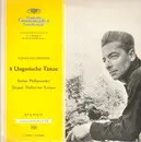 LP - Brahms (Karajan) - 8 Ungarische Tänze - Tulip rim / Club edition