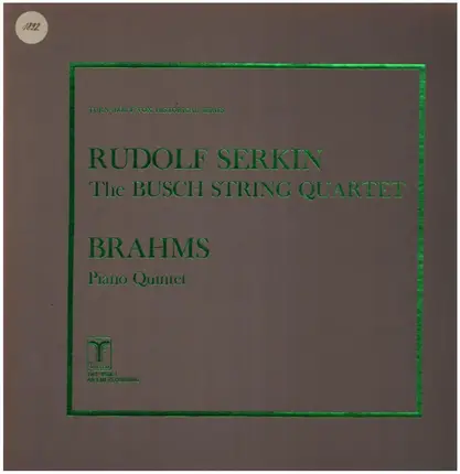 Brahms (Serkin) - Piano Quintet op. 34
