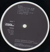 LP - Brahms - Abendroth w/ RSO Leipzig - Symphonie Nr. 3 F-dur op. 90 / Variationen über ein Thema von Haydn op.56a - OBI / Mono