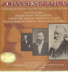 Johannes Brahms - Die 4 Sinfonien, Schicksalslied, a.o.