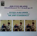 LP - Brahms / Sir John Barbirolli, Daniel Barenboim, New Philharmonia Orchestra - Johannes Brahms- Klavierkonzert Nr. 1 d-moll op. 15